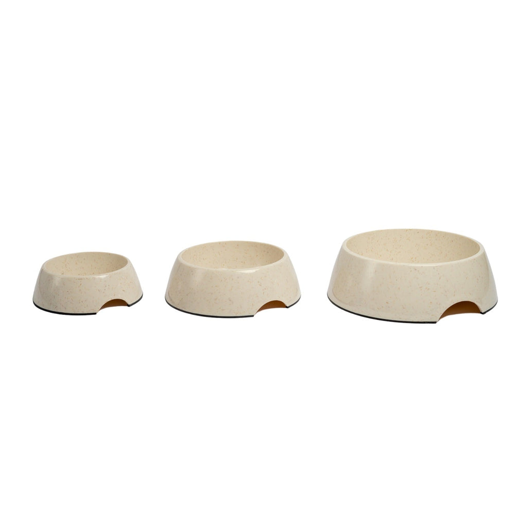 Country Living Set of 2 Natural Fiber Dog Bowls – White Swan - Mac's Got More