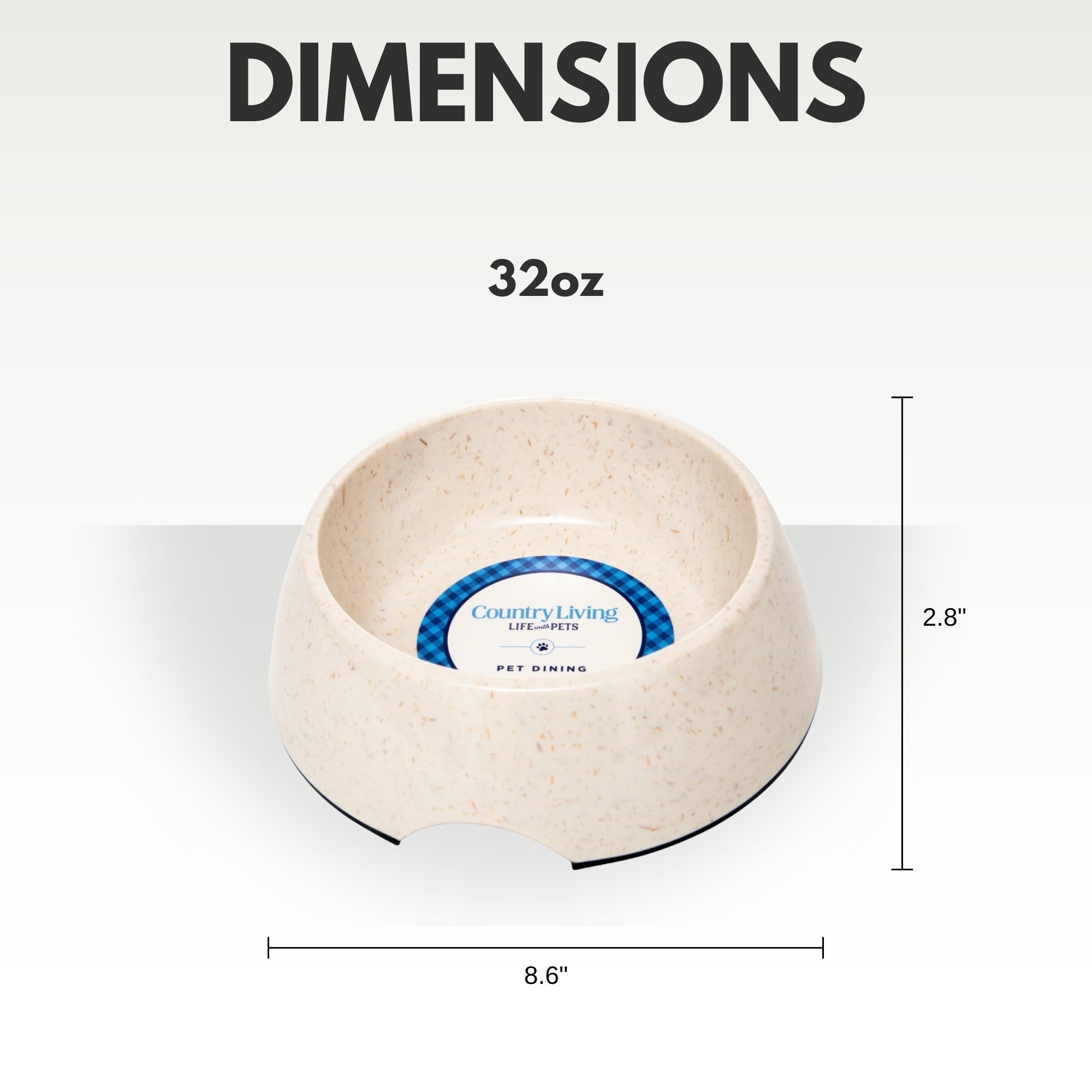 Country Living Set of 2 Natural Fiber Dog Bowls – White Swan - Mac's Got More