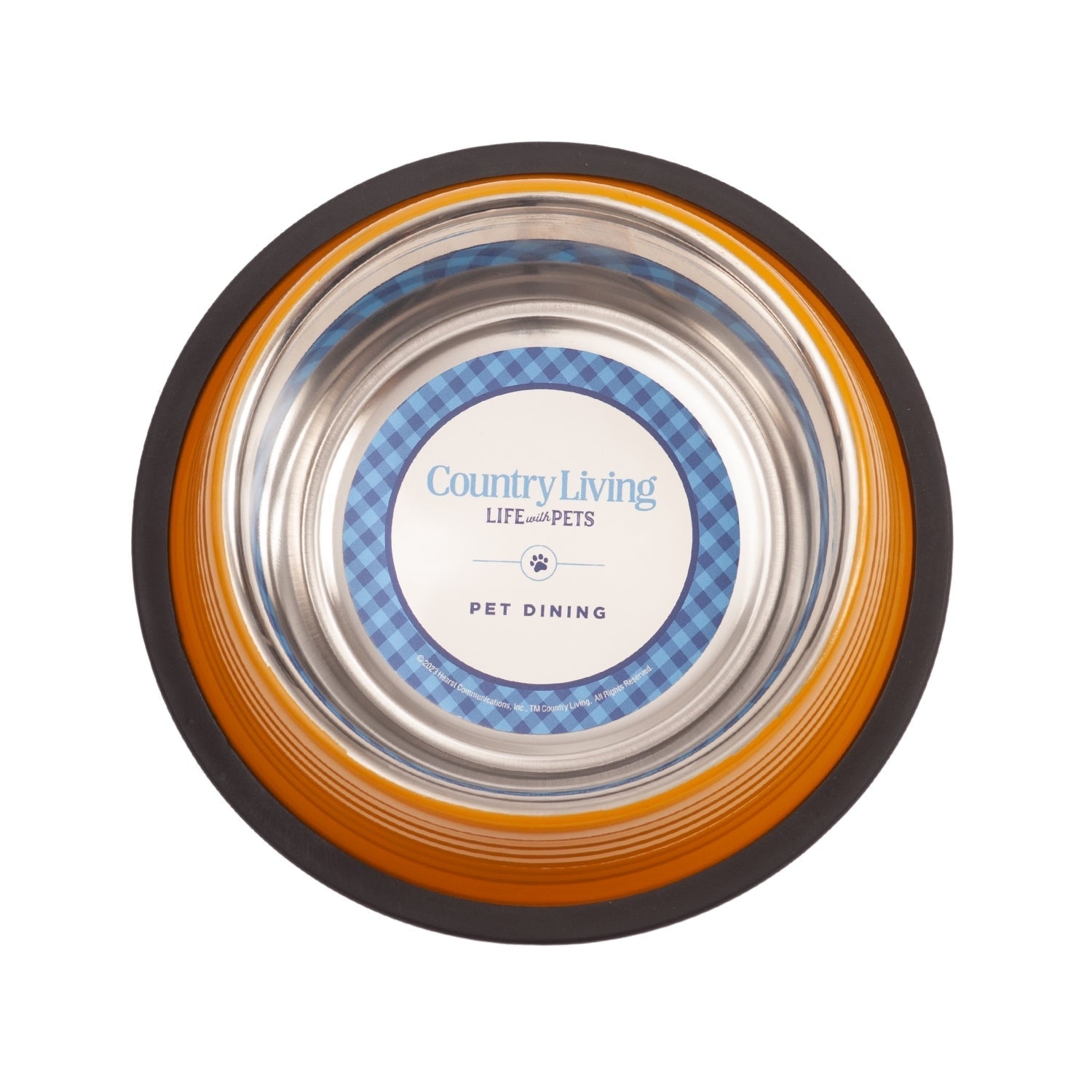 Country Living Set of 2 Ribbed Non - Slip Pet Bowls – Golden Yellow - Mac's Got More