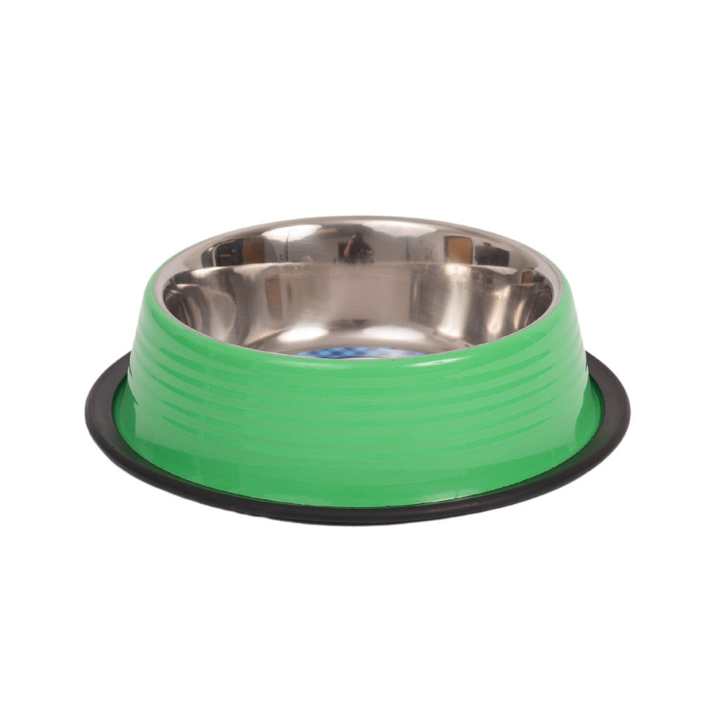 Country Living Set of 2 Ribbed Non - Slip Pet Bowls – Irish Green - Mac's Got More