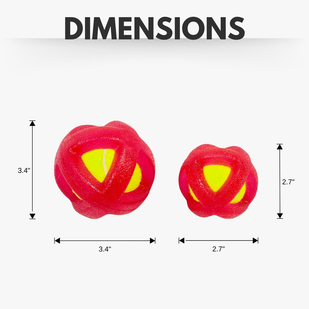 Country Living TPR - Coated Agility Tennis Ball Dog Toy – Durable & Pet - Safe - Mac's Got More