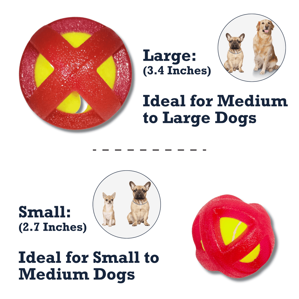 Country Living TPR - Coated Agility Tennis Ball Dog Toy – Durable & Pet - Safe - Mac's Got More
