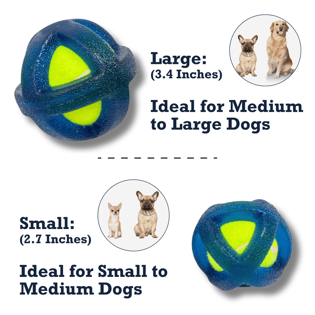 Country Living TPR - Coated Agility Tennis Ball Dog Toy – Durable & Pet - Safe - Mac's Got More