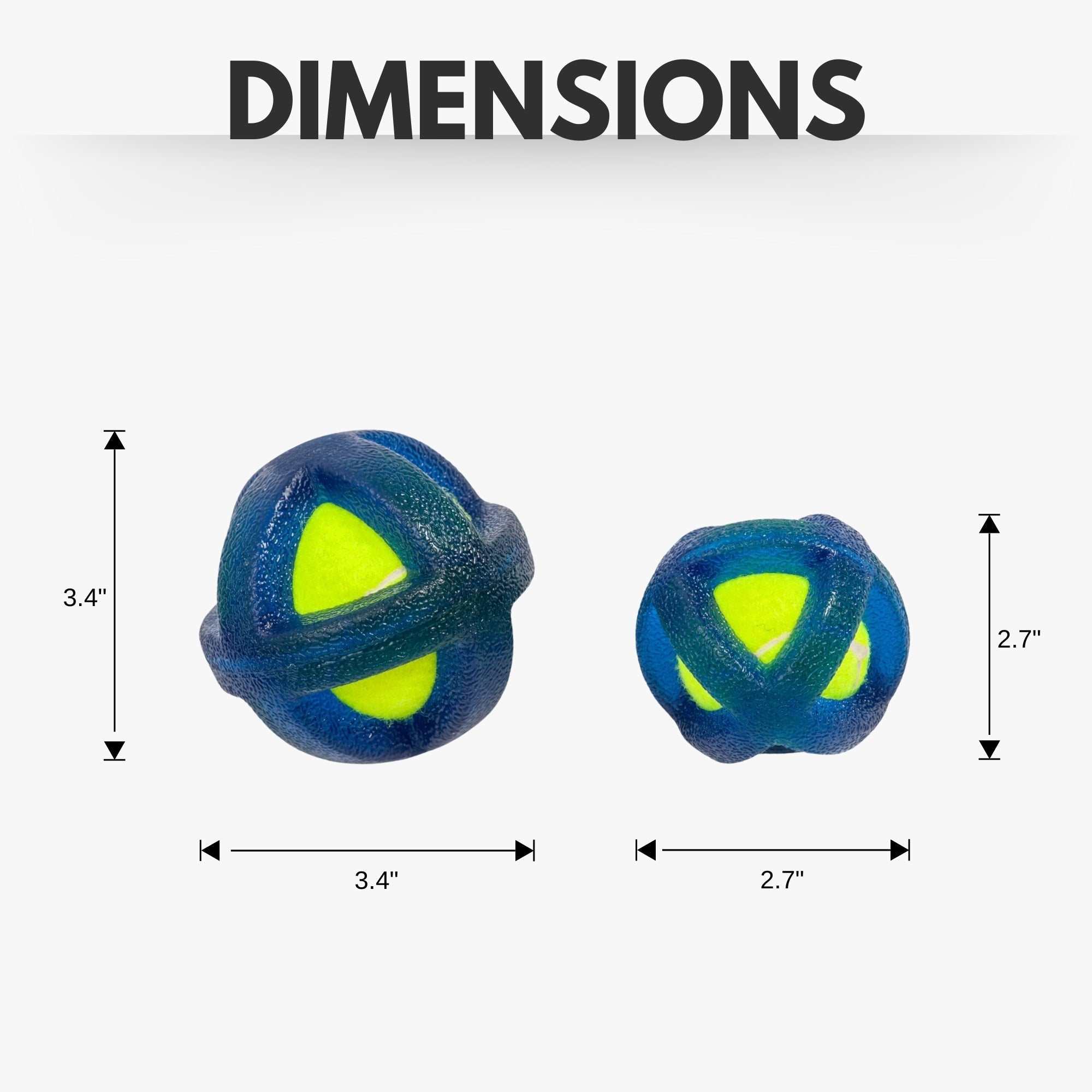 Country Living TPR - Coated Agility Tennis Ball Dog Toy – Durable & Pet - Safe - Mac's Got More