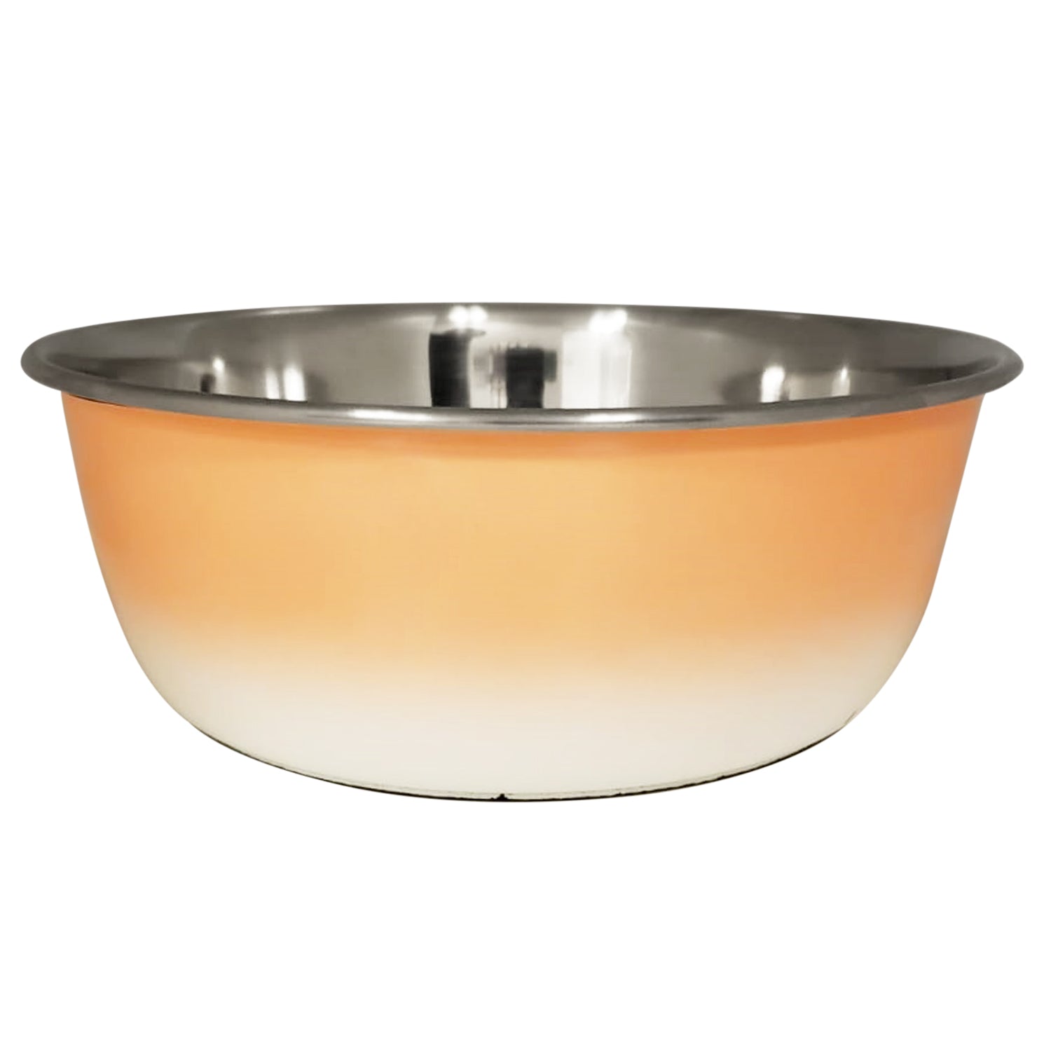 Deep Dog Bowl – Stainless Steel Bowl, Ideal for Small, Medium & Large Dogs – Peach Coral - Mac's Got More