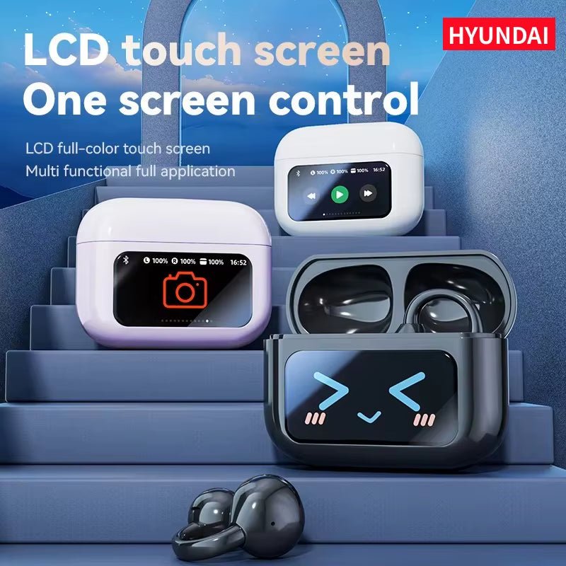 EchoGrip™ M100 ENC Ear Clip Earphones – Style, Sound, and Smart Control - Mac's Got More