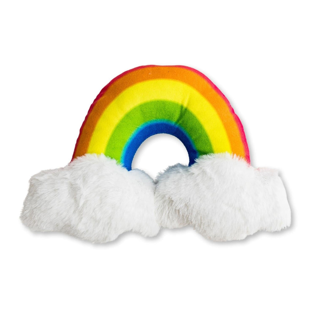 Enchanted Rainbow Magical with Squeaker & Crinkle Paper Plush Dog Toy - Mac's Got More