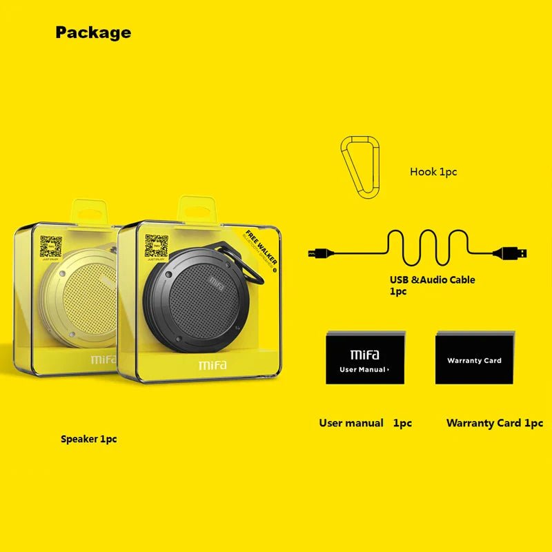 F10 Outdoor Wireless Bluetooth Stereo Portable Speaker - Mac's Got More