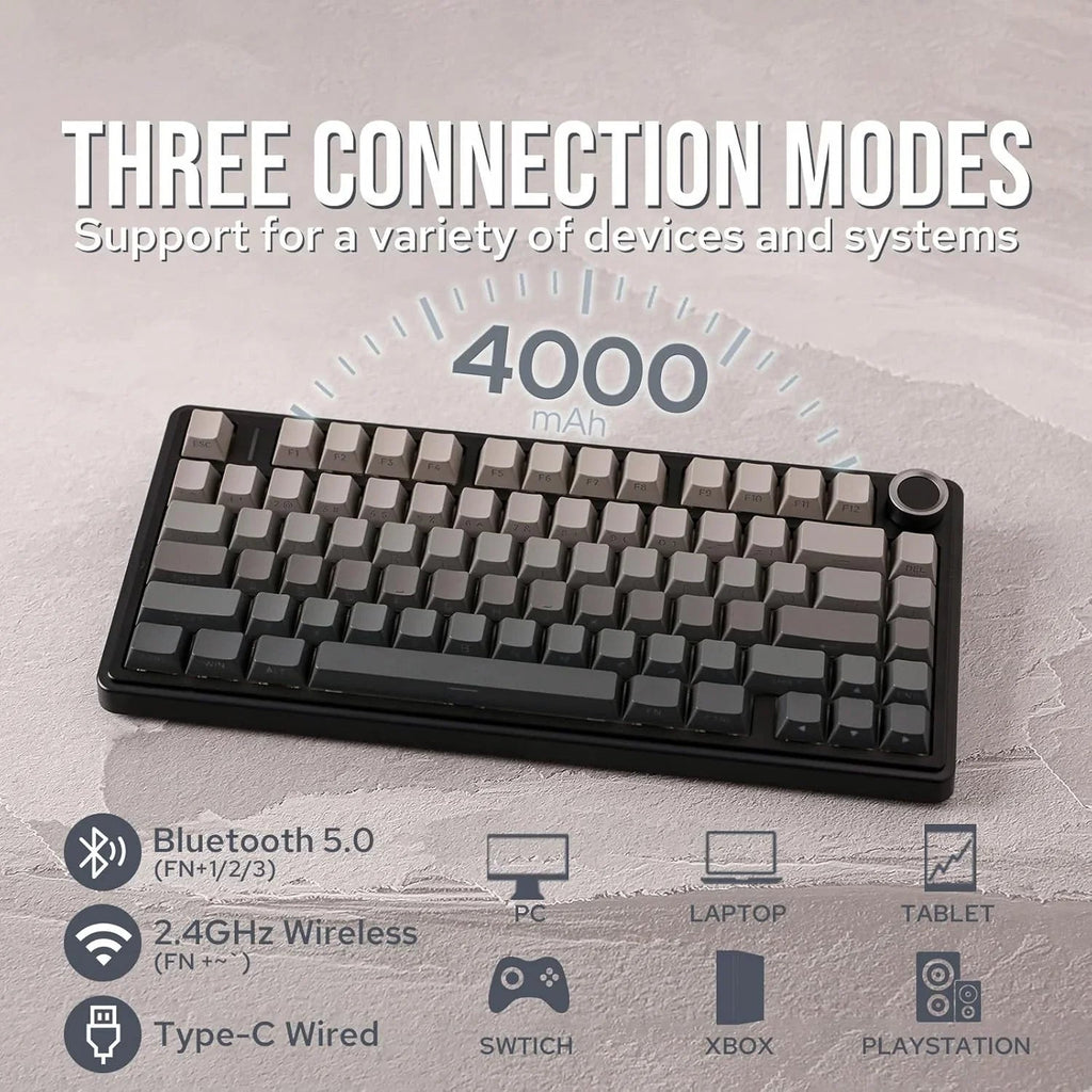 F75 Pro Gasket Mounted Wireless Gaming Mechanical Keyboard - Mac's Got More