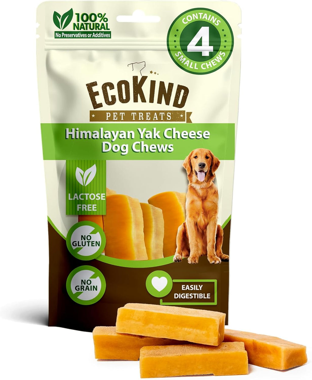 Gold Yak Chews for Small Dogs (4 - 75 sticks) - Mac's Got More
