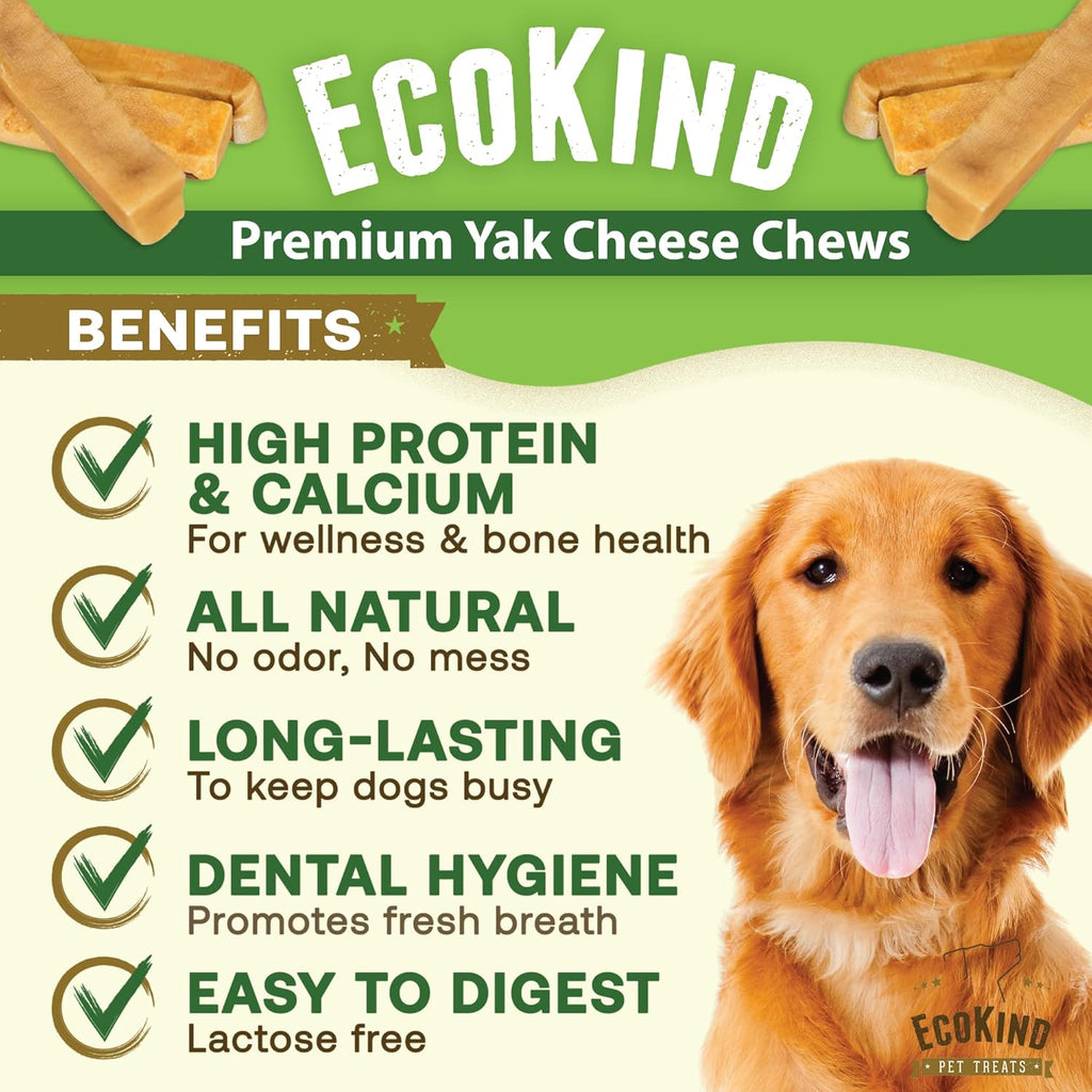 Gold Yak Chews for Small Dogs (4 - 75 sticks) - Mac's Got More