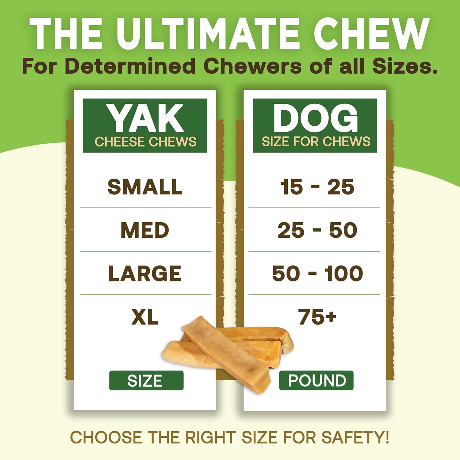 Gold Yak Chews for Small Dogs (4 - 75 sticks) - Mac's Got More