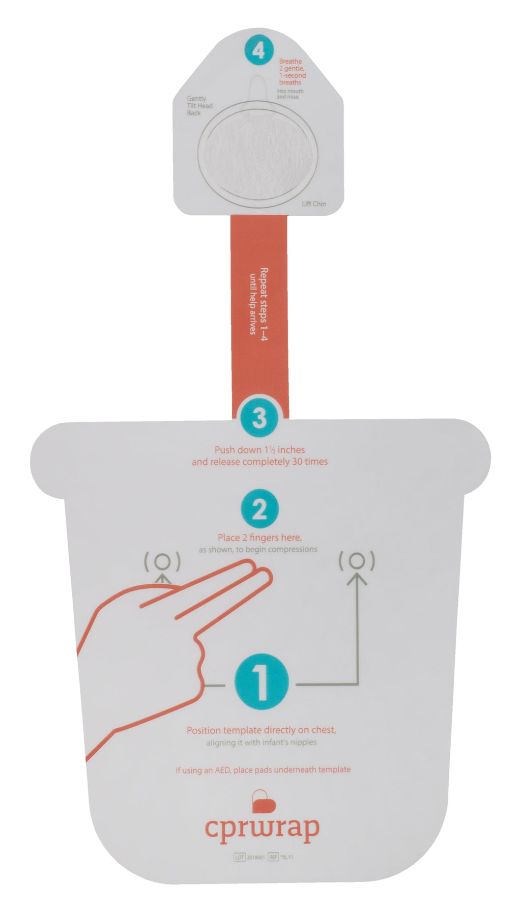 Infant CPRWrap™ Aid, Ages 12 Mos. & Under - Mac's Got More