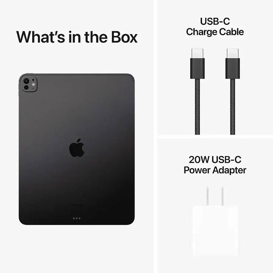 iPad Pro 13‑inch (2024) Nano‑Texture – M4 10‑Core CPU/GPU • Cellular 5G – 16GB RAM 1TB SSD • AppleCare+ 10/26