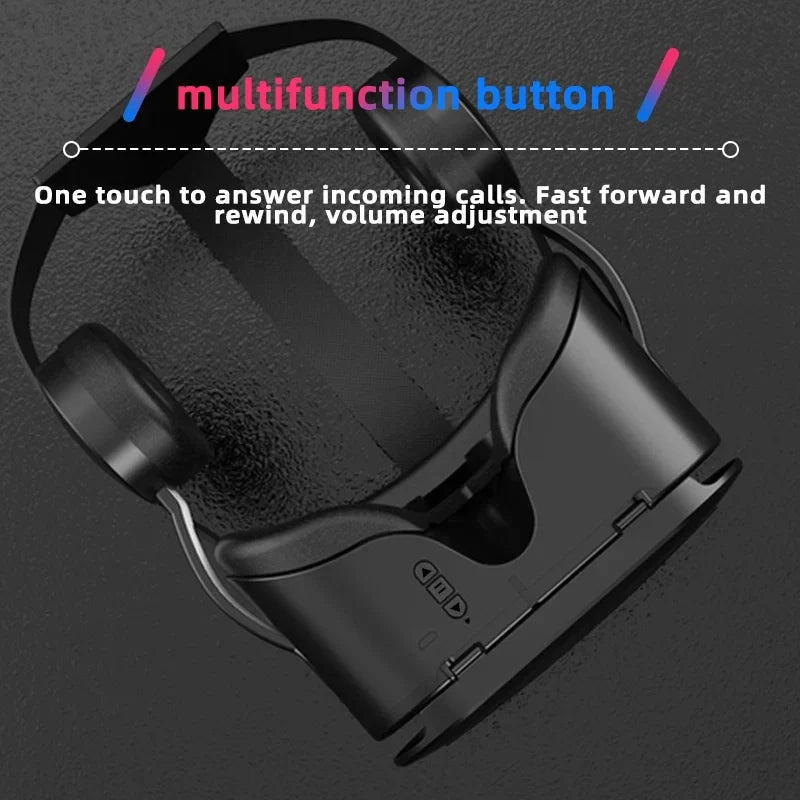 J60 Bluetooth 5.0 3D VR Smart Virtual Reality Glasses with Headset - Mac's Got More