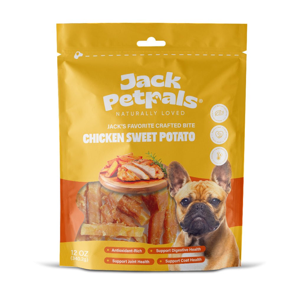 Jack PetPals Crafted Bite Chicken Sweet Potato Dog Treats (12oz) - Mac's Got More