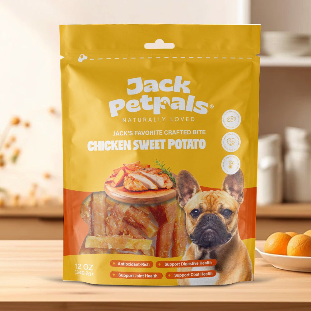 Jack PetPals Crafted Bite Chicken Sweet Potato Dog Treats (12oz) - Mac's Got More