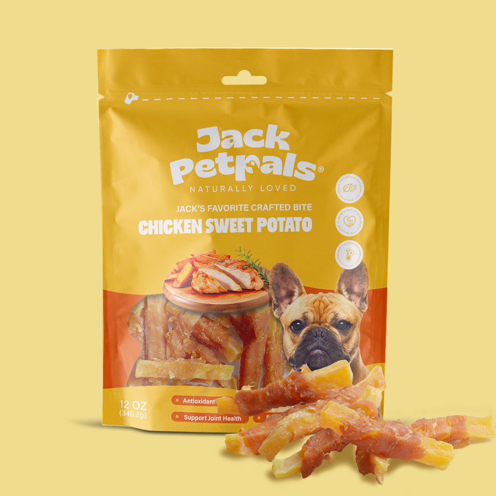 Jack PetPals Crafted Bite Chicken Sweet Potato Dog Treats (12oz) - Mac's Got More