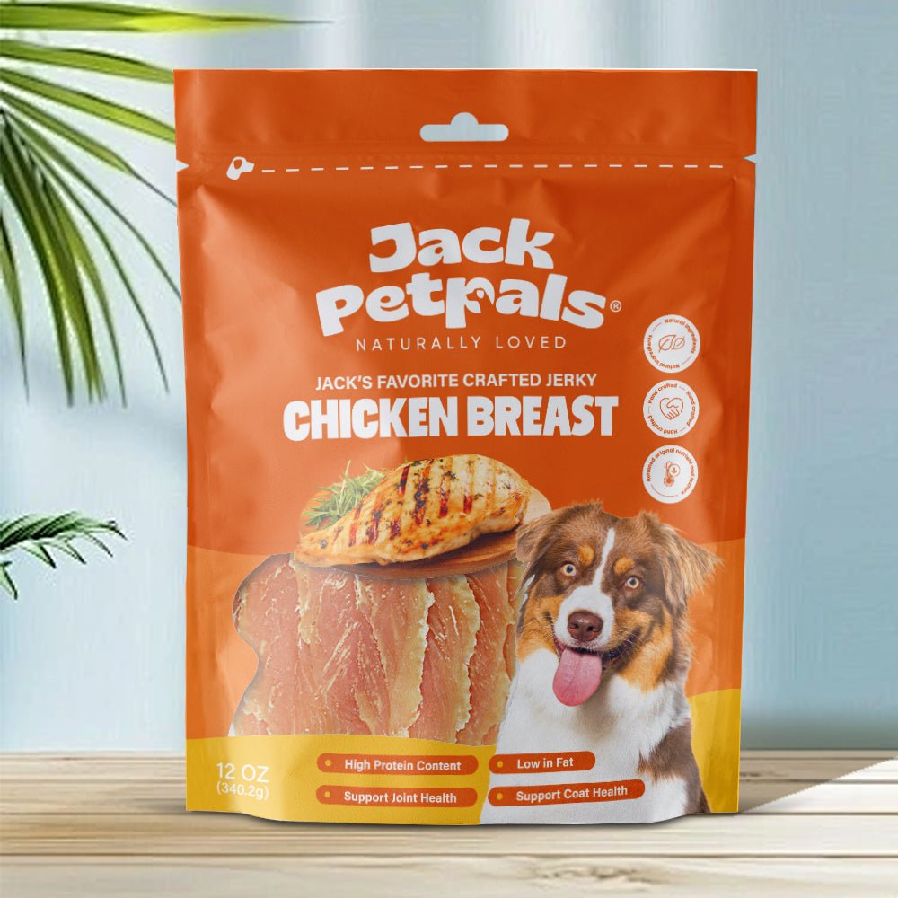 Jack PetPals Handcrafted Jerky Chicken Breast Dog Treats (12oz) - Mac's Got More