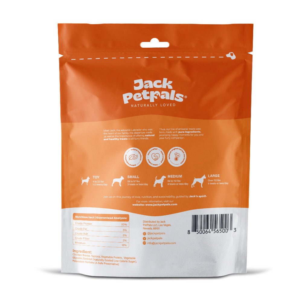 Jack PetPals Handcrafted Jerky Chicken Breast Dog Treats (12oz) - Mac's Got More