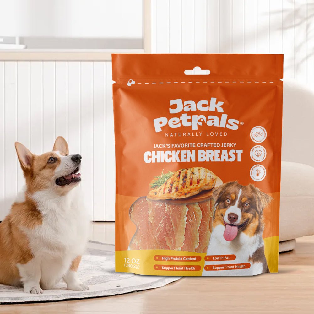 Jack PetPals Handcrafted Jerky Chicken Breast Dog Treats (12oz) - Mac's Got More