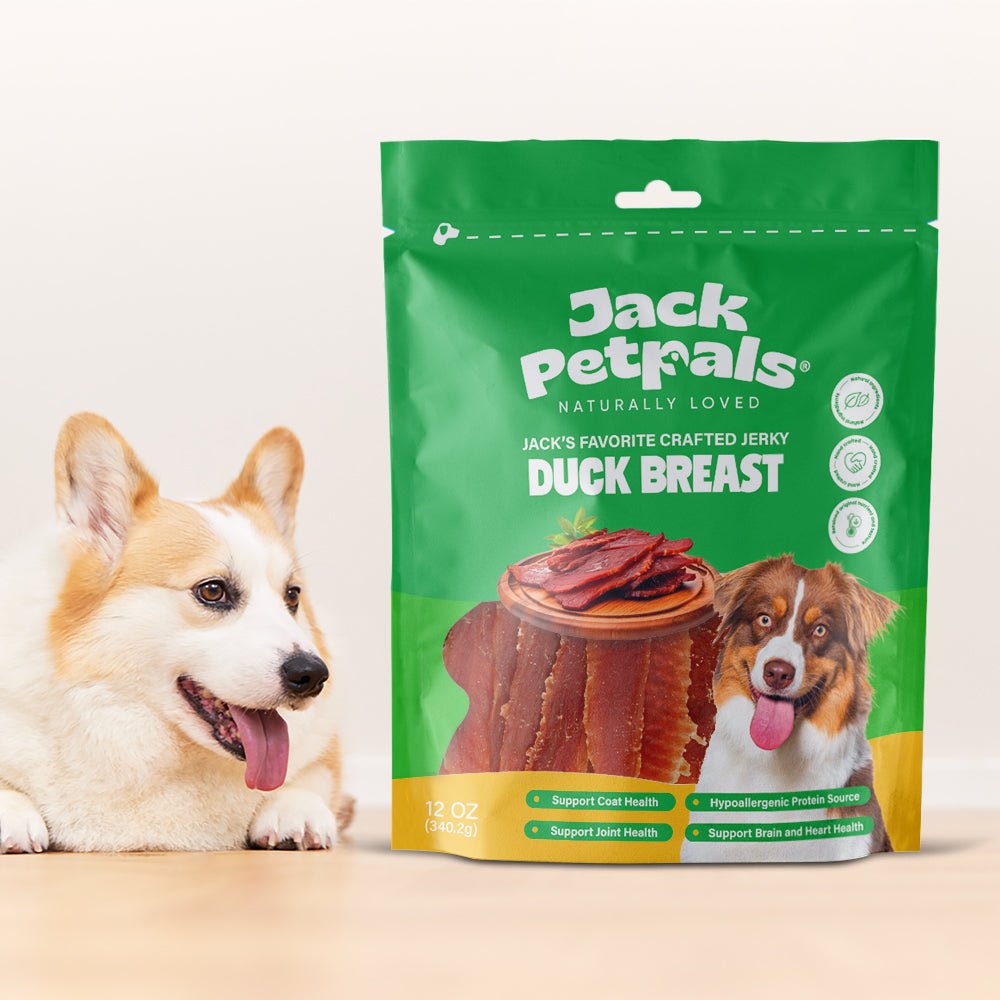 Jack PetPals Handcrafted Jerky Duck Breast Dog Treats (12oz) - Mac's Got More