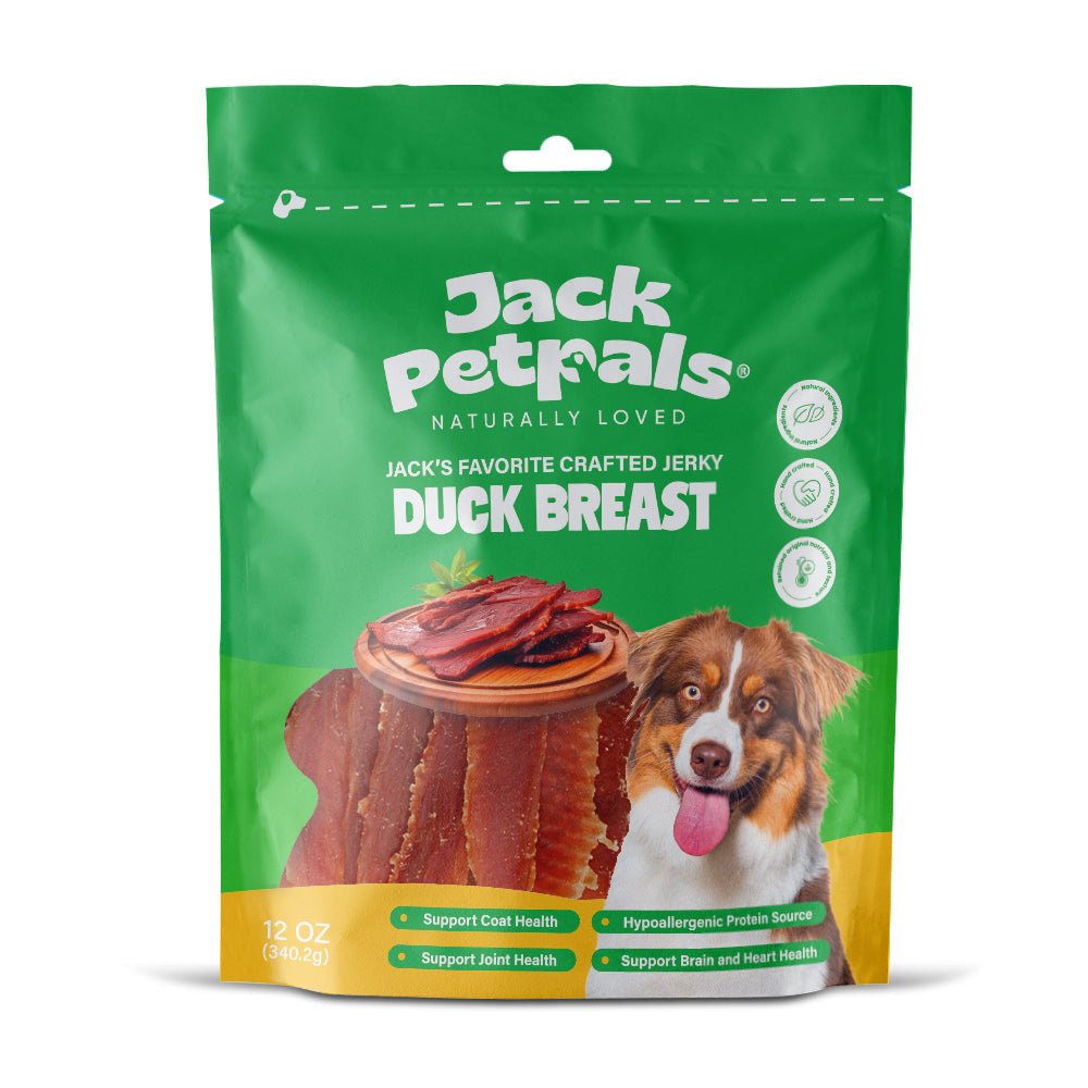 Jack PetPals Handcrafted Jerky Duck Breast Dog Treats (12oz) - Mac's Got More