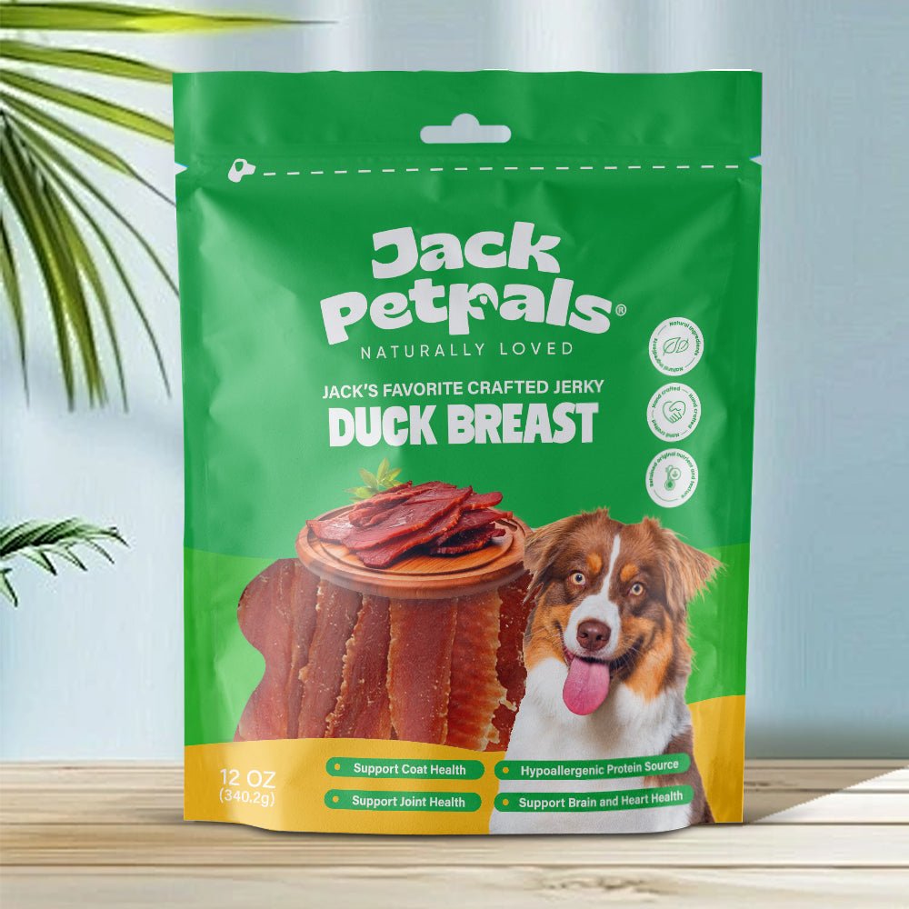 Jack PetPals Handcrafted Jerky Duck Breast Dog Treats (12oz) - Mac's Got More