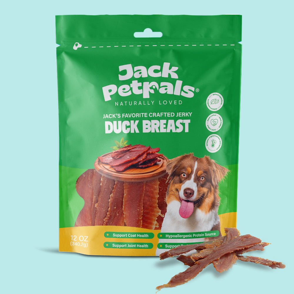 Jack PetPals Handcrafted Jerky Duck Breast Dog Treats (12oz) - Mac's Got More