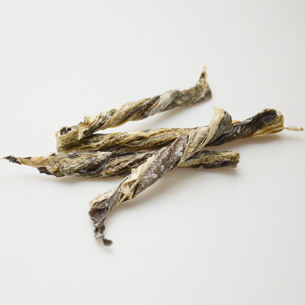 Jack PetPals Seafood Feast Codfish Skin Treat Chews (6oz) - Mac's Got More