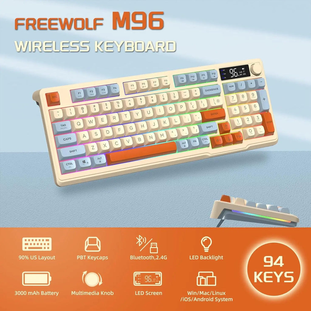 M96 Wireless Gaming keyboard - Mac's Got More