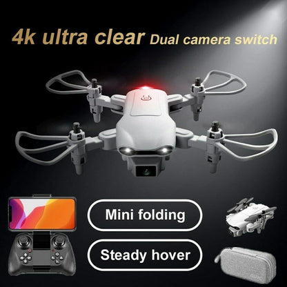 Mini RC Drone 4k HD Wide Angle Camera WIFI FPV Drone Dual Camera Quadcopter