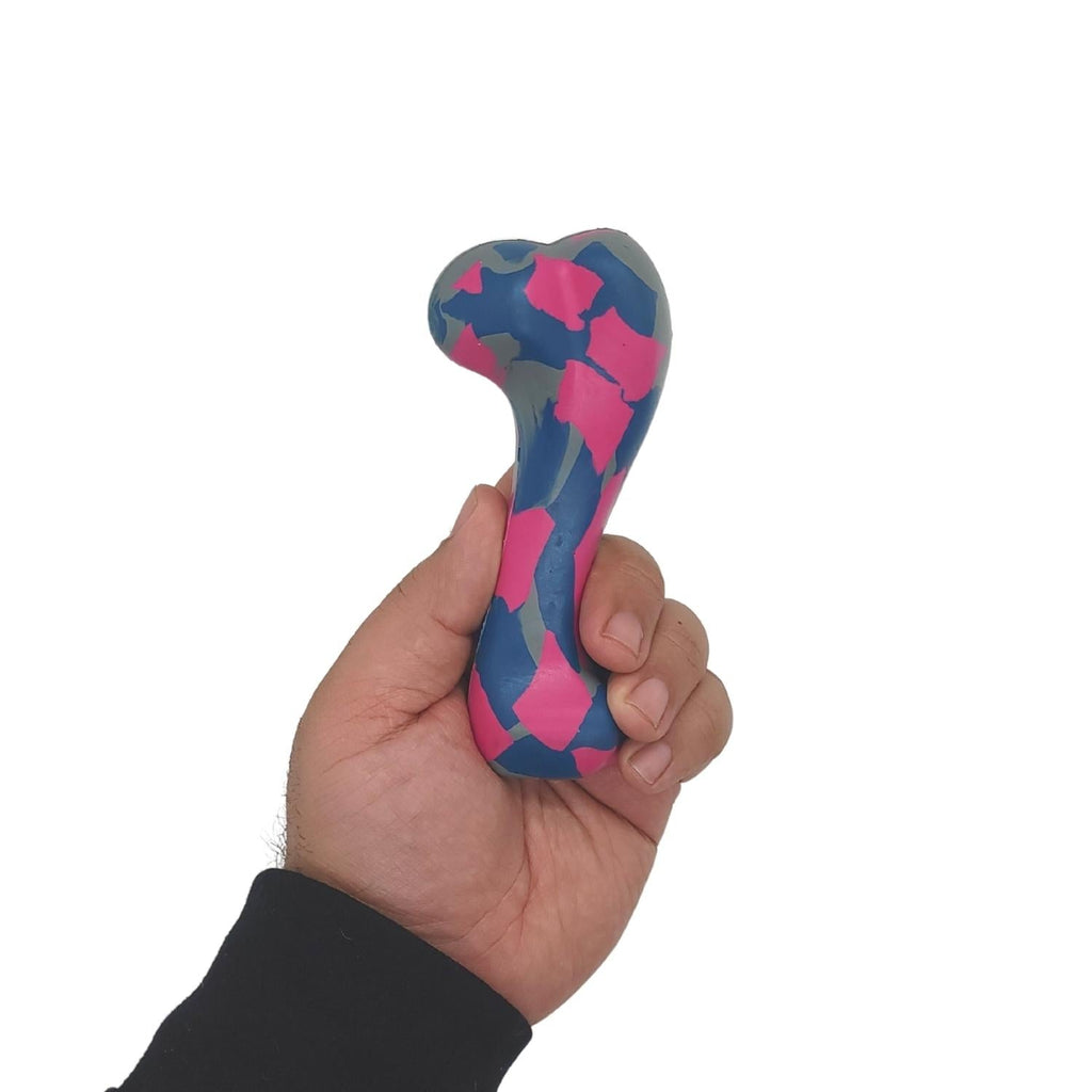 Natural Rubber Dog Bone Chew Toy – Durable & Safe, Fun & Interactive Play – Small - Mac's Got More