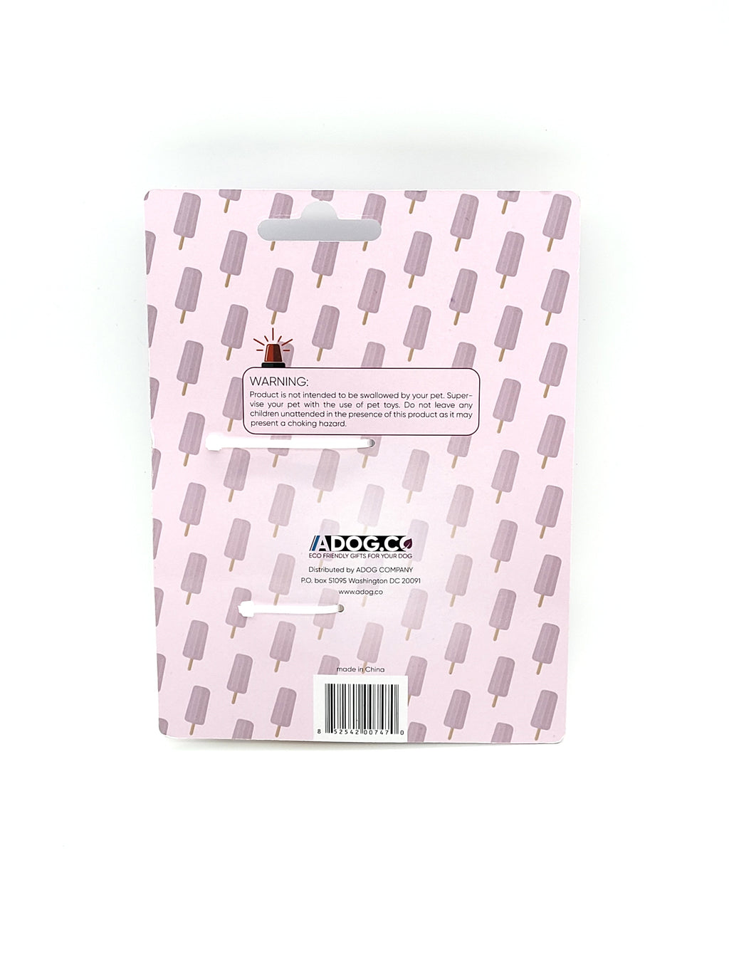 Popsicle - Shaped Freezable Dog Toy – 100% Natural Rubber Chew Toy - Mac's Got More