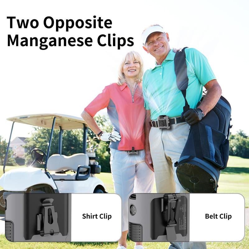 Portable 10,000mAh Power Bank: 3 - in - 1 Fan, Torch & LED Light - Mac's Got More