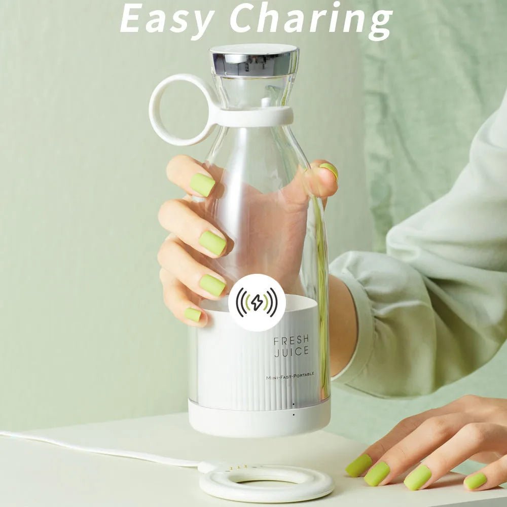 Portable Blender Juicer 350ML Mixeur Wireless Rechargeable Mini USB Juicer Cup Fruit Mixer Travel Bottle Smoothie Extractor - Mac's Got More