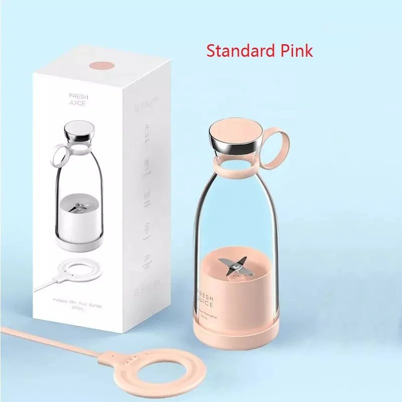 Portable Blender Juicer 350ML Mixeur Wireless Rechargeable Mini USB Juicer Cup Fruit Mixer Travel Bottle Smoothie Extractor - Mac's Got More