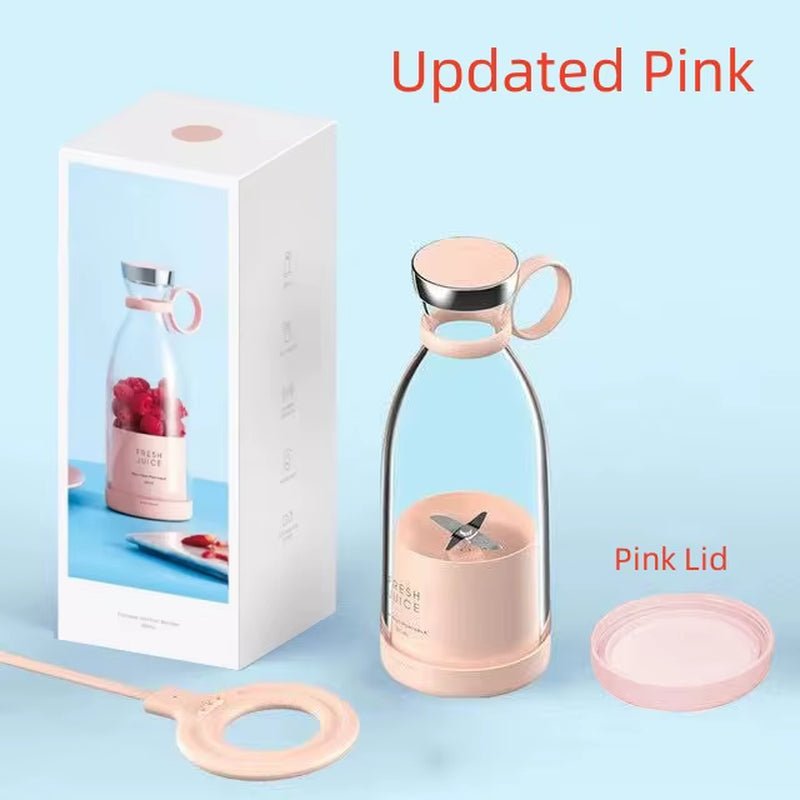 Portable Blender Juicer 350ML Mixeur Wireless Rechargeable Mini USB Juicer Cup Fruit Mixer Travel Bottle Smoothie Extractor - Mac's Got More