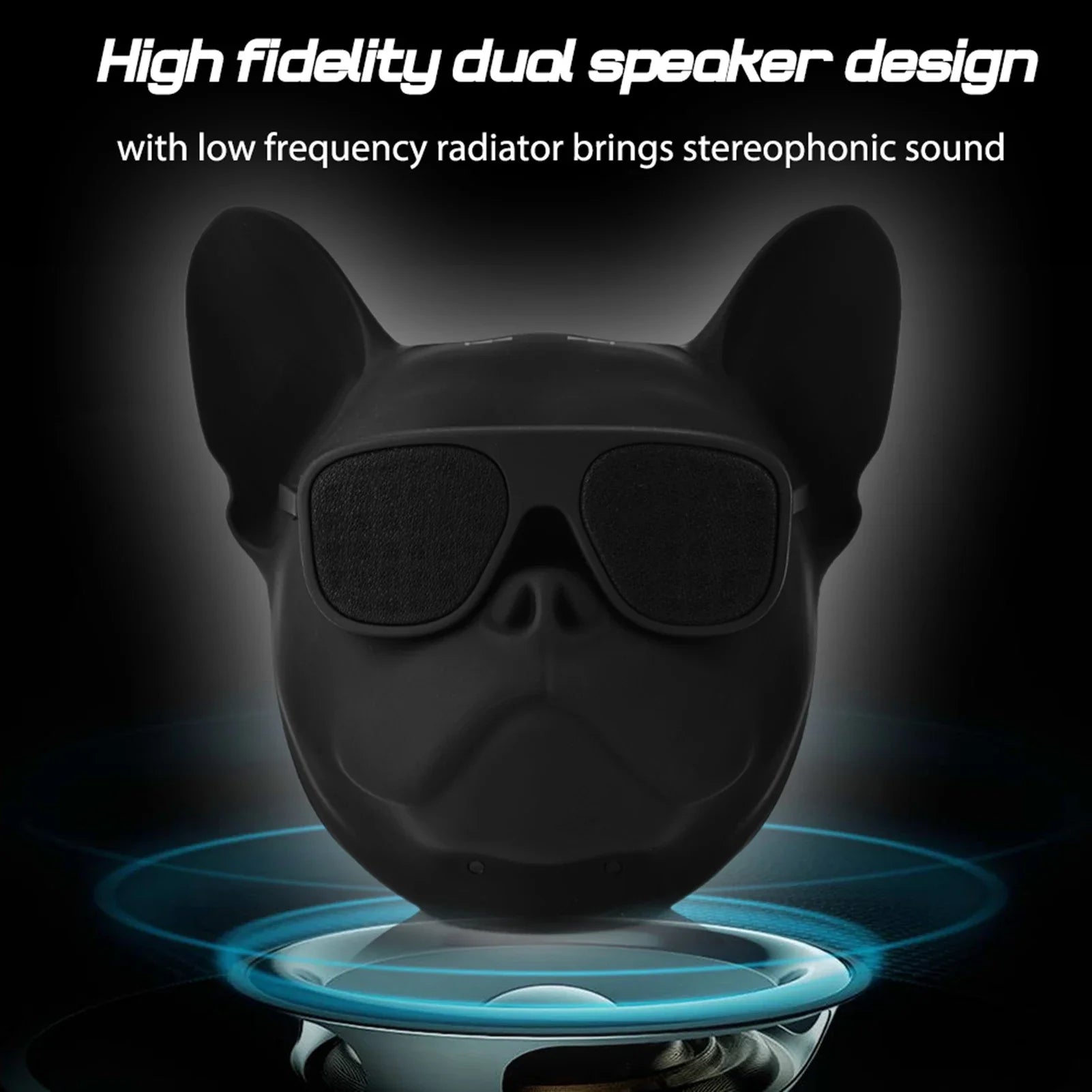 Portable Bluetooth Speaker Dog Shaped Stereo Subwoofer - Mac's Got More