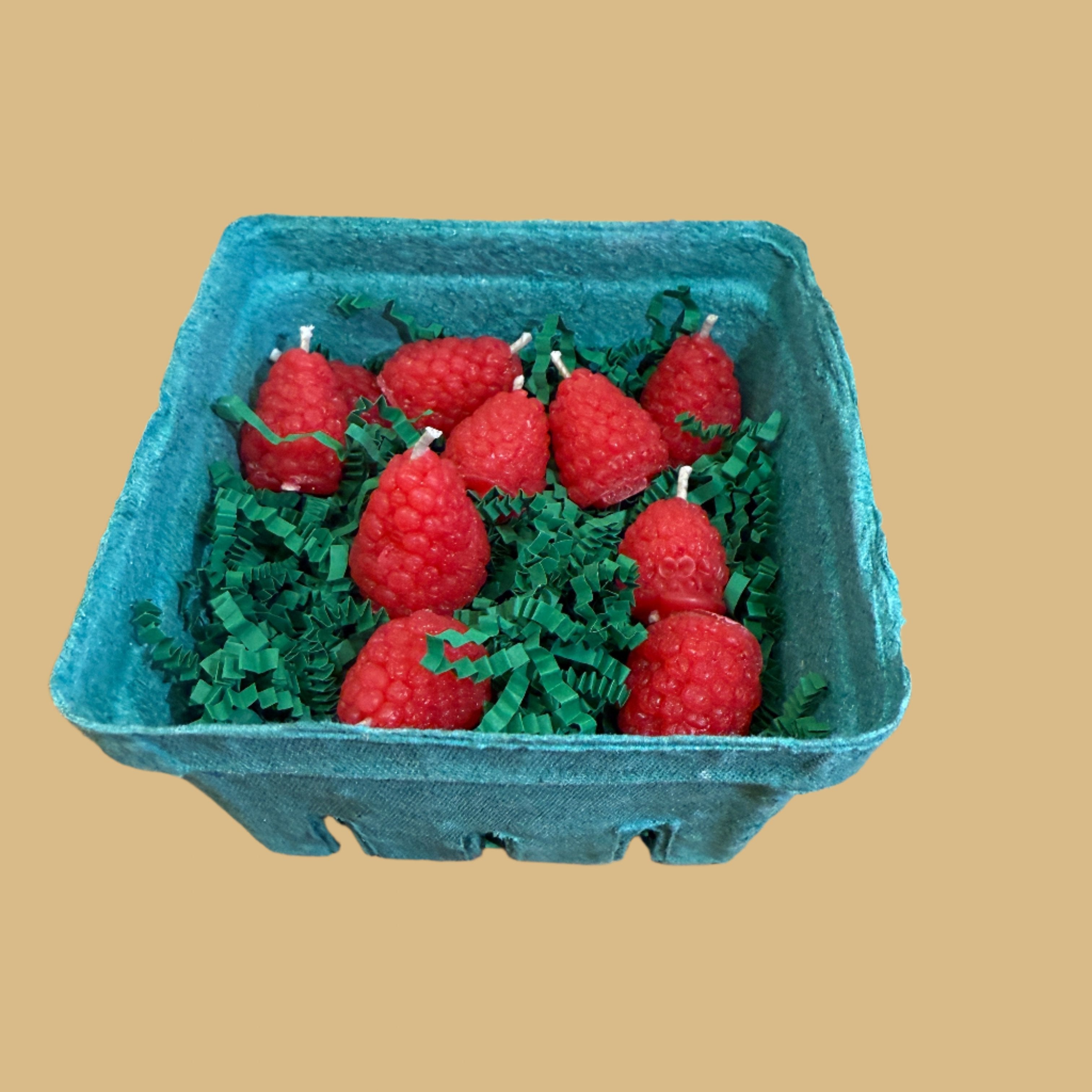 Raspberry Beeswax Birthday Candles - Mac's Got More