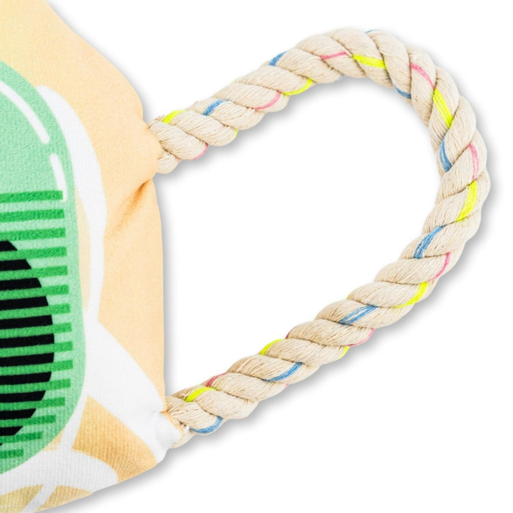 Retro Boombox Plush Dog Toy – with Squeaker & Crinkle Paper for Fun Play - Mac's Got More