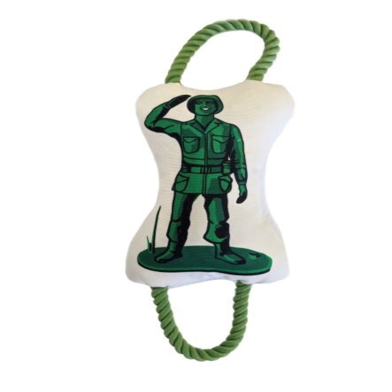 Retro Soldier with Squeaker & Crinkle Paper Plush Dog Toy - Mac's Got More