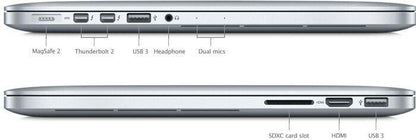 Apple Macbook Pro (2013) 15-inch 2.8 GHz (DG) 16GB RAM 512GB SSD - Silver