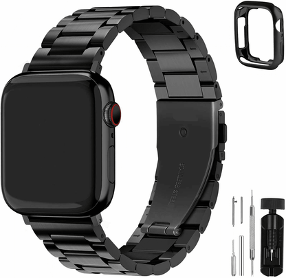 Stainless Steel Band Strap + Case For Apple Watch Series 8 7 6 5 4 SE 41/44/45mm