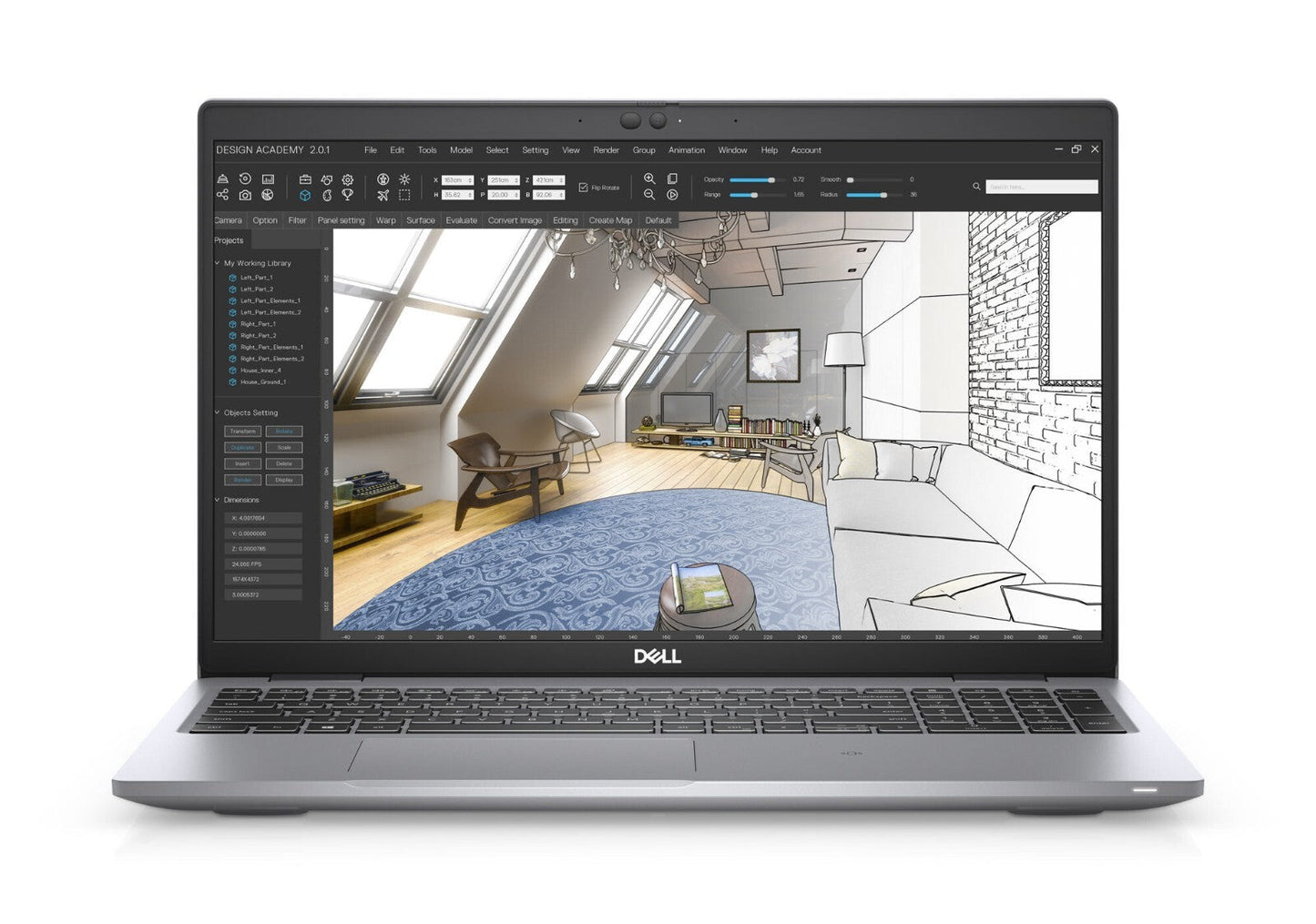 Dell 3560 Precision 15.6" Touchscreen Laptop – I 5,  16GB RAM 512GB SSD Windows 10 Pro