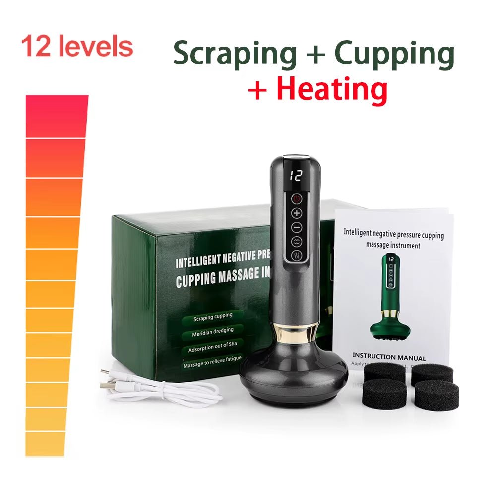 SculptEase™ Magnetic Cupping Massager: Rechargeable Body & Cellulite Scraping Machine - Mac's Got More