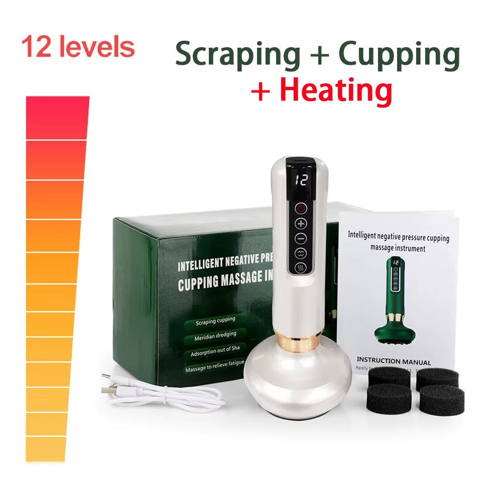 SculptEase™ Magnetic Cupping Massager: Rechargeable Body & Cellulite Scraping Machine - Mac's Got More