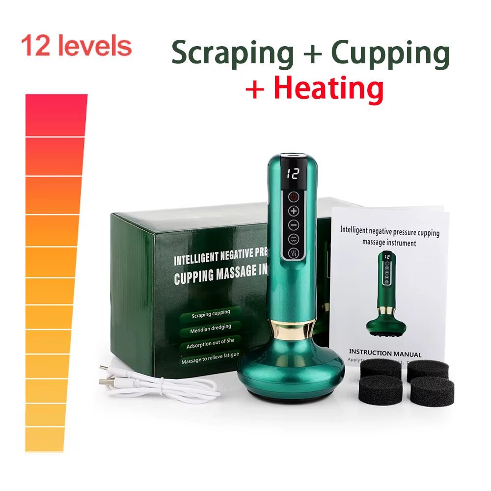 SculptEase™ Magnetic Cupping Massager: Rechargeable Body & Cellulite Scraping Machine - Mac's Got More
