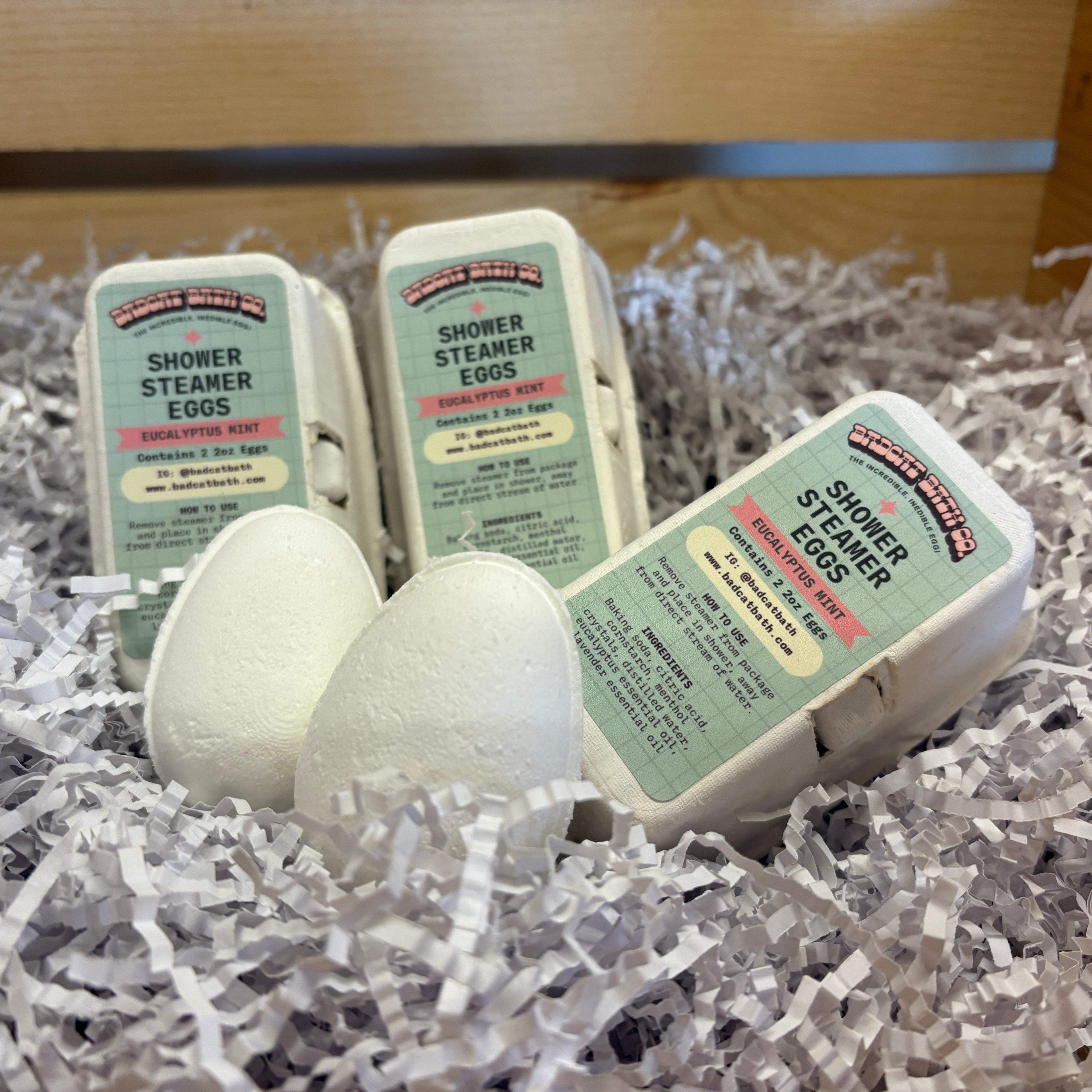 Shower Steamer eggs - Mac's Got More