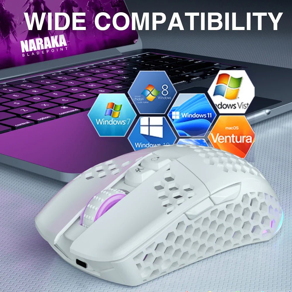 SM600 3 - Mode Connection Wireless Gaming Mouse - Mac's Got More